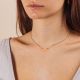 BLISS orange thin necklace - Olivolga Bijoux