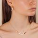SUNSET white heishe necklace - Olivolga Bijoux