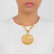 collier pendentif rond "Oro" - Nature Bijoux