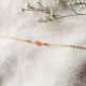 BLISS orange thin chain bracelet - Olivolga Bijoux