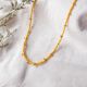MALICE collier mini perles jaunes - Olivolga Bijoux