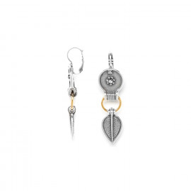 french hook earrings with round top "Andaman" - Ori Tao