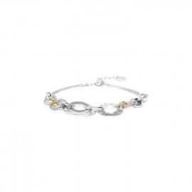 bracelet fermoir mousqueton chaine et anneaux "Badjao" - Ori Tao