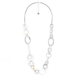 multi rings long necklace "Badjao" - Ori Tao