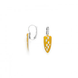 mustard french hook earrings "Boa" - Ori Tao