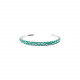 green rigid bracelet "Boa" - Ori Tao