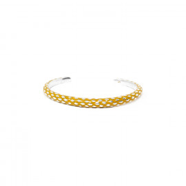 mustard rigid bracelet "Boa" - Ori Tao