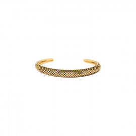 C-shape snake bracelet "Goldy" - 