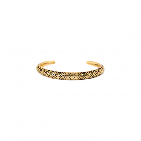 C-shape snake bracelet "Goldy"