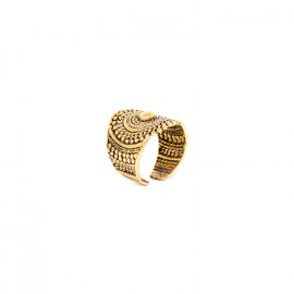 adjustable ethnic ring "Goldy" - 