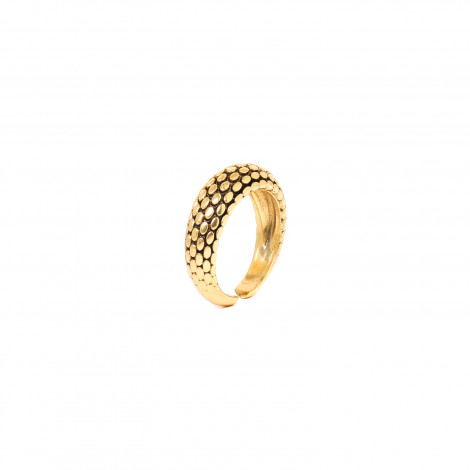bague ajustable reptile "Goldy"
