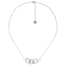 interlacing ring necklace "Memphis" - 
