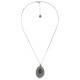 collier pendentif nacre noire "Rainy" - Ori Tao