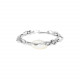 bracelet chaine fermoir nacre blanche "Rapsody" - Ori Tao