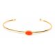BLISS bracelet jonc orange - Olivolga Bijoux