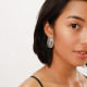 oval post earrings "Origine" - Ori Tao