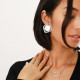 square clip earrings "Rapsody" - Ori Tao