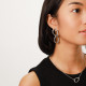 2 rings post earrings "Squamata" - Ori Tao