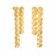 Boucles d'oreilles dorées Umbrella - grand format - Joidart