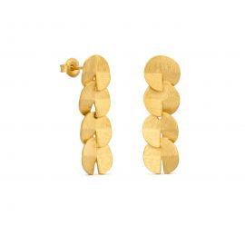 Umbrella golden Long earrings - Joidart