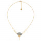 paua fan necklace "June" - 