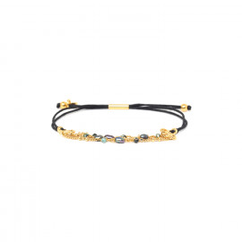 bracelet macramé perles d'eau douce et turquoise "Laura" - Franck Herval