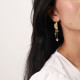half disc french hook earrings "Laura" - 