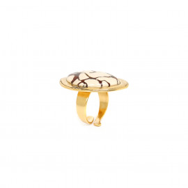 antic gold base ring "Leopard" - 