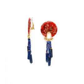 3 dangles clip earrings "Mogador" - Nature Bijoux