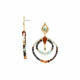 2 row gypsy earrings "Nara" - 