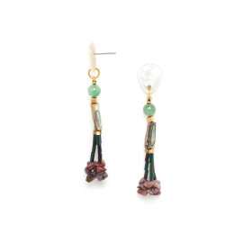 tassel earrings "Papatea" - 