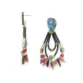 3 loop earrings "Papatea" - Nature Bijoux