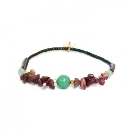 bead center stretch bracelet "Papatea" - Nature Bijoux