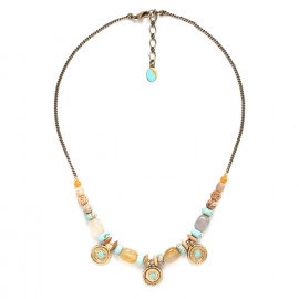 3 gold pieces necklace "Sierra" - Nature Bijoux
