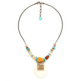 big pendant necklace "Sierra" - Nature Bijoux