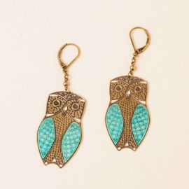 TOTEM owl earrings - Amélie Blaise