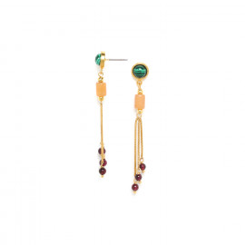 3 chains earrings "Bergame" - Nature Bijoux
