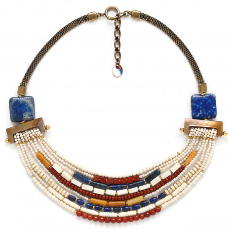 multi row necklace "Navajos"