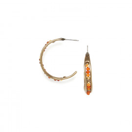 agate creole earrings "Seville" - Nature Bijoux