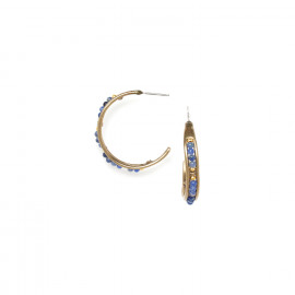 sodalite creole earrings "Seville" - Nature Bijoux