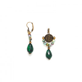 1 row earrings "Zoisite" - Nature Bijoux