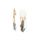 dangles clip earrings "Val d isere" - Nature Bijoux