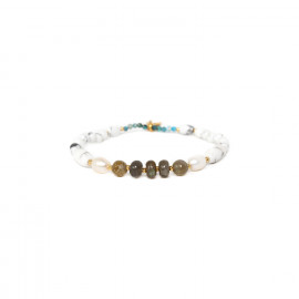 bracelet extensible labradorite "Val d isere" - Nature Bijoux