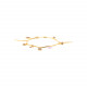 bracelet extensible multi tubes dorés "Ella" - Franck Herval