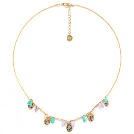 multi dangles short necklace "Ella" - 