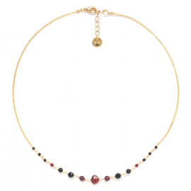 looped bead necklace "Melany" - 