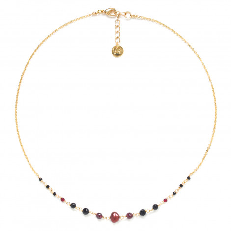 looped bead necklace "Melany"