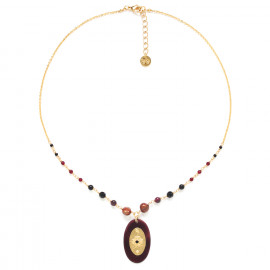 oval necklace "Melany" - 