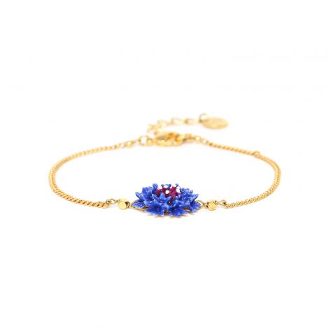 BLOOMY bracelet ajustable bleuet "Les complices"