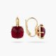 Hook earrings LA DIAMANTINE Rouge Grenat - 